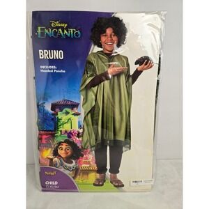 Disney Encanto Bruno Child Costume XS/SM Spirit Halloween Hooded Poncho